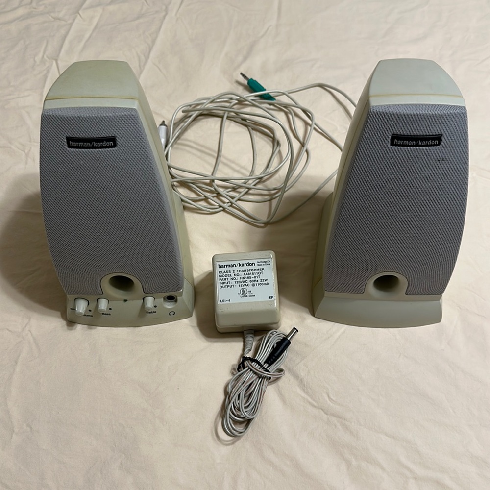 Harman Kardon HK195 speakers.